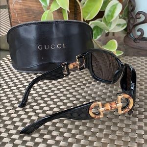 Gucci sunglasses bamboo horsebit authentic shades